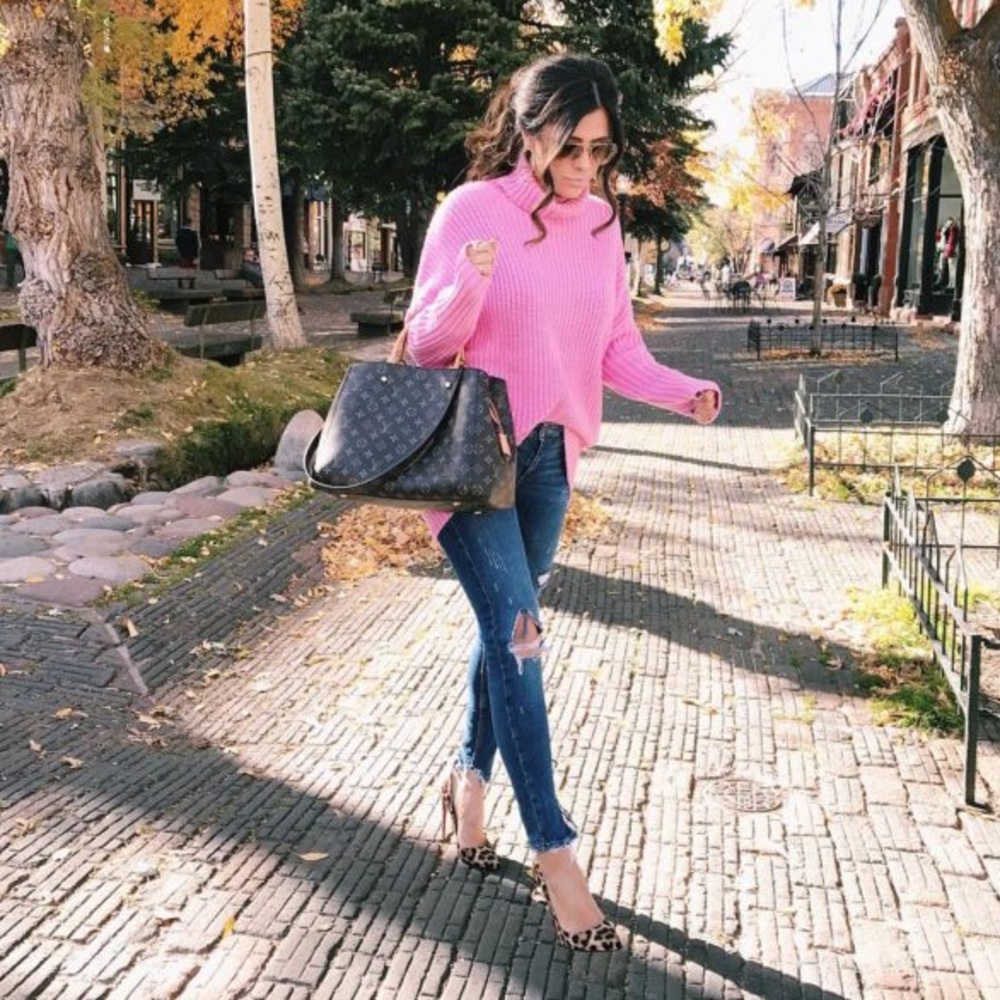 Hot pink sweater